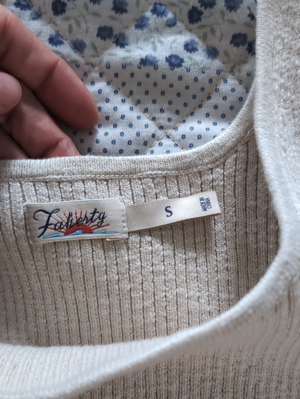 Faherty Rue Tank - Size S - Picture 7 of 8